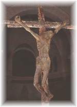 sculpture Christ en croix